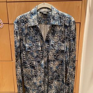 Etcetera Animal Print Blouse